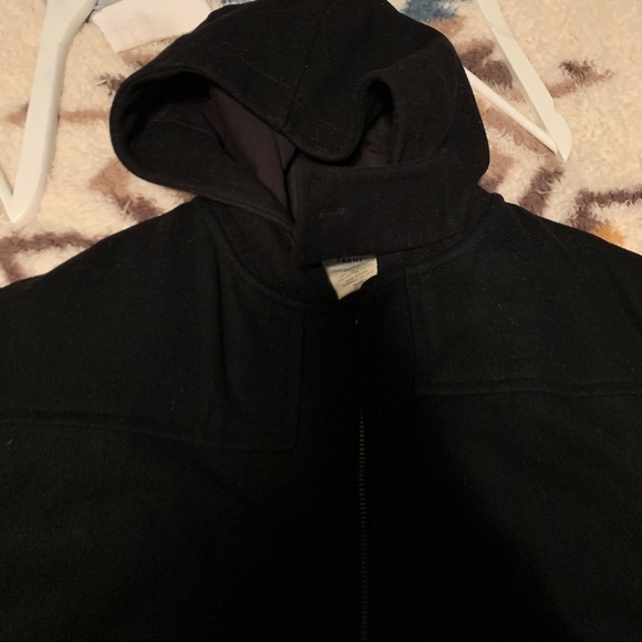 Zipped Pea Coat with hood - Picture 5 of 5